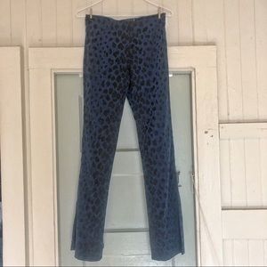 Guess Collection blue cheetah pants